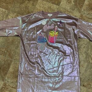 Iridescent Pink dress